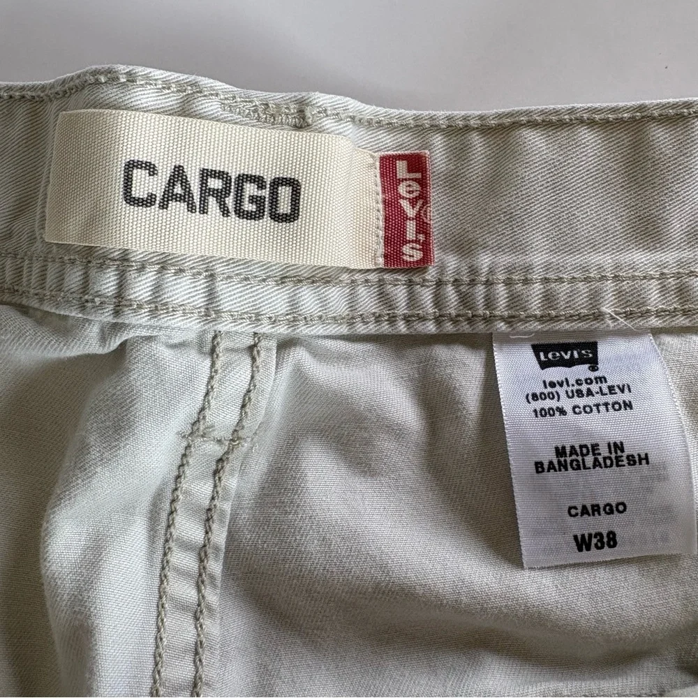 Levi's Men's 38 Cargo Shorts Tan Cotton Relaxed Fit 11